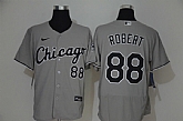White Sox 88 Luis Robert Gray 2020 Nike Flexbase Jersey,baseball caps,new era cap wholesale,wholesale hats